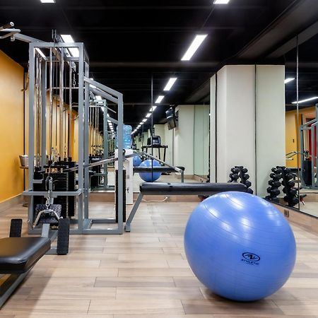 Hotel La Joya Pachuca Extérieur photo The gym at the hotel